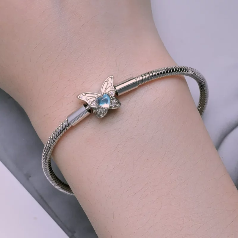 (afbeelding voor) Pandora Stijl Vlinder Armband - BSB113 - Bekijken 6