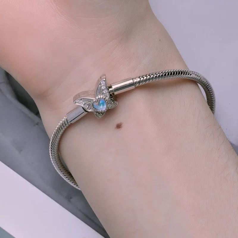 (afbeelding voor) Pandora Stijl Vlinder Armband - BSB113 - Bekijken 7