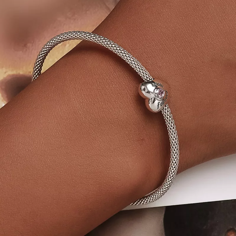 (afbeelding voor) Pandora Stijl Voor Altijd Mama Bedel - BSC562-PK - Bekijken 6