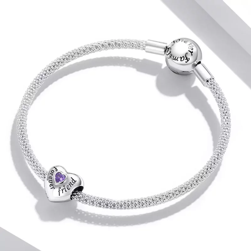 (afbeelding voor) Pandora Stijl Vriendschaps Sieraden - BSC562-VT - Bekijken 3