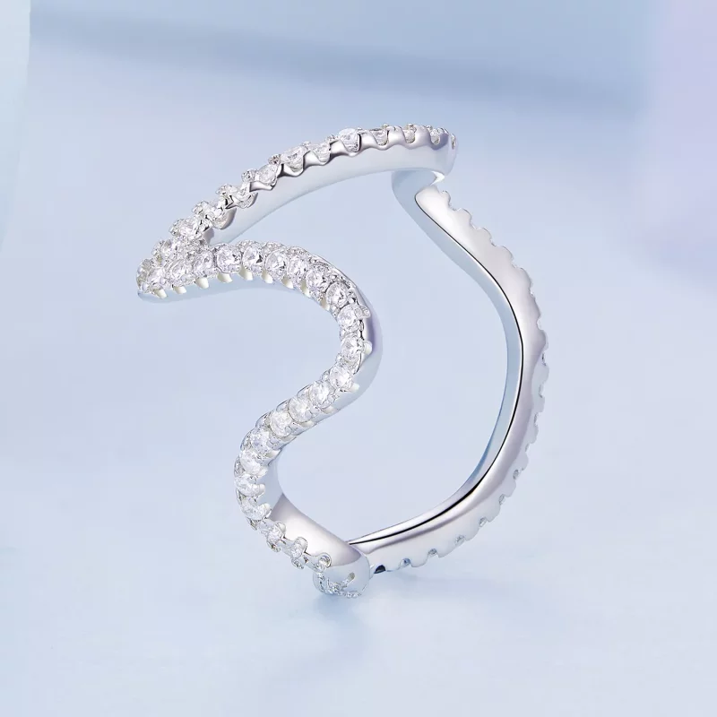 (afbeelding voor) Pandora Stijl Zig Zag Ring - BSR314 - Bekijken 2