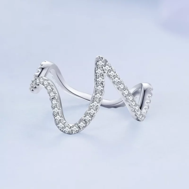 (afbeelding voor) Pandora Stijl Zig Zag Ring - BSR314 - Bekijken 3