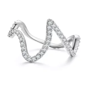 Pandora Stijl Zig Zag Ring - BSR314 (afbeelding voor) Pandora Stijl Zig Zag Ring - BSR314