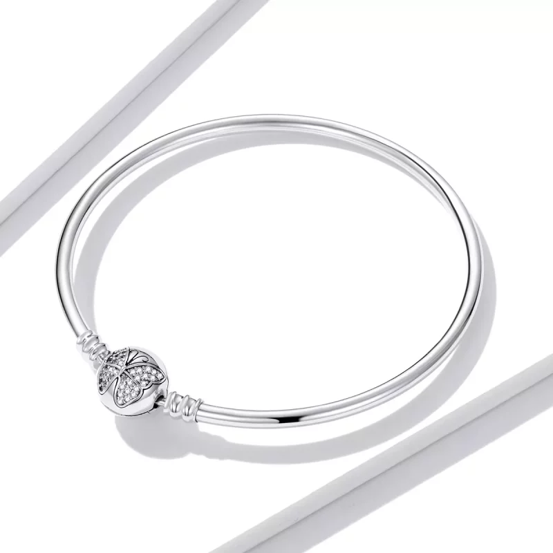 (afbeelding voor) Pandora-stijl Zilveren Armband - BSB084 - Bekijken 2