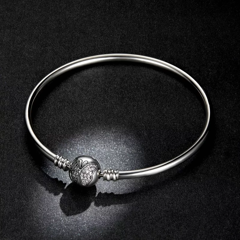 (afbeelding voor) Pandora-stijl Zilveren Armband - BSB084 - Bekijken 5