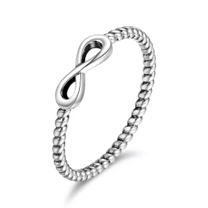 (afbeelding voor) Pandora-stijl Zilveren Infinity Ring - SCR094