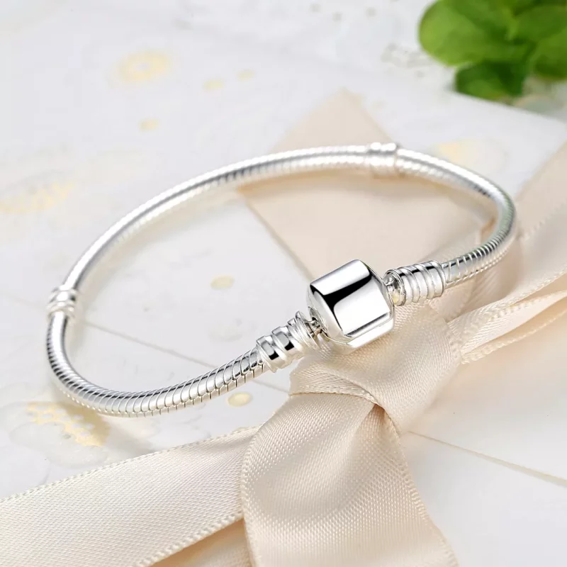 (afbeelding voor) Pandora Stijl Zilveren Schattige Kat Ketting Armband - PAS902 - Bekijken 2