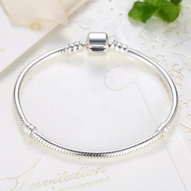 (afbeelding voor) Pandora Stijl Zilveren Schattige Kat Ketting Armband - PAS902 - Bekijken 5