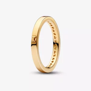 (afbeelding voor) Pandora 14k vergulde Love Message Ring - 162613C00