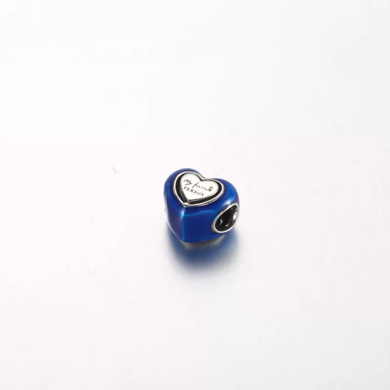 (afbeelding voor) Pandora Blauwe Draaibare Hart Bedel - 792750C01 - Bekijken 4