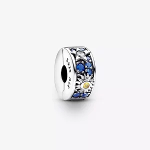(afbeelding voor) Pandora Celestial Sun, Ster & Maan Clip Bedel - 792681C01