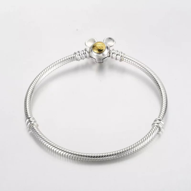 (afbeelding voor) Pandora Disney 100e Verjaardag Moments Snake Chain Armband - 592514C00 - Bekijken 5
