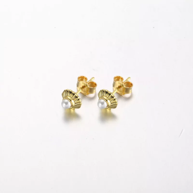 (afbeelding voor) Pandora Disney De Kleine Zeemeermin Zeeschelp Stud Oorbellen - 262686C01 - Bekijken 2
