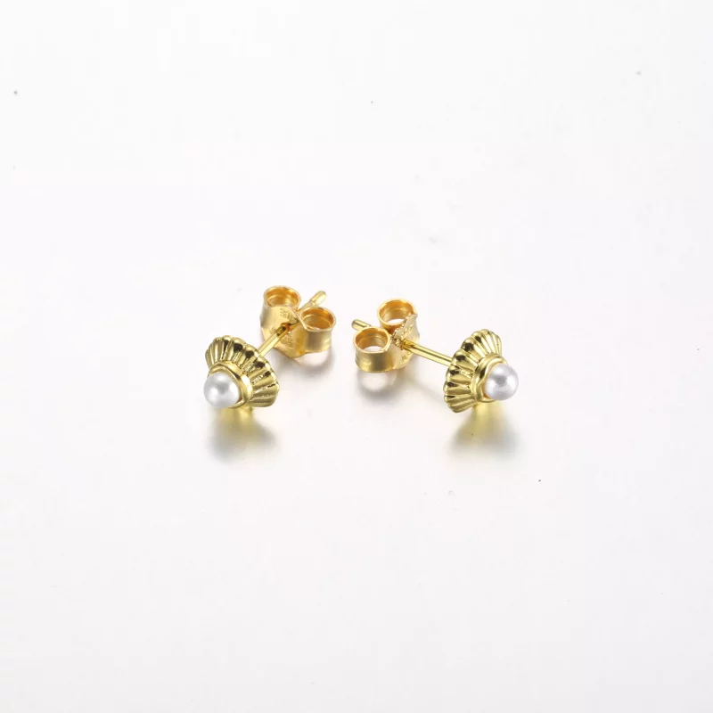 (afbeelding voor) Pandora Disney De Kleine Zeemeermin Zeeschelp Stud Oorbellen - 262686C01 - Bekijken 4