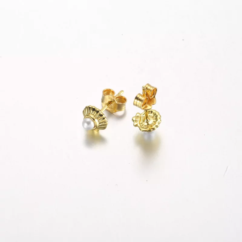 (afbeelding voor) Pandora Disney De Kleine Zeemeermin Zeeschelp Stud Oorbellen - 262686C01 - Bekijken 5