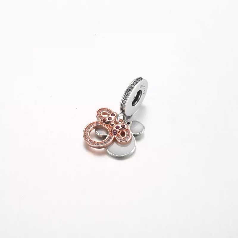 (afbeelding voor) Pandora Disney Minnie Mouse Silhouette Dubbelhangende Bedel - 782615C01 - Bekijken 2