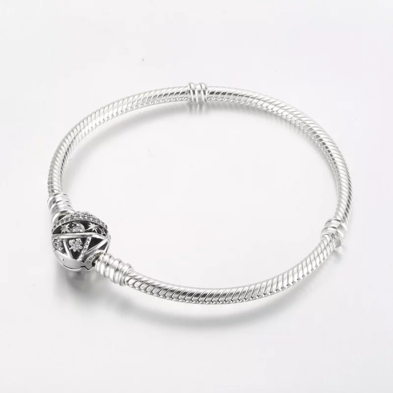 (afbeelding voor) Pandora Disney Tinker Bell Sluiting Moments Snake Chain Armband - 592548C01 - Bekijken 4