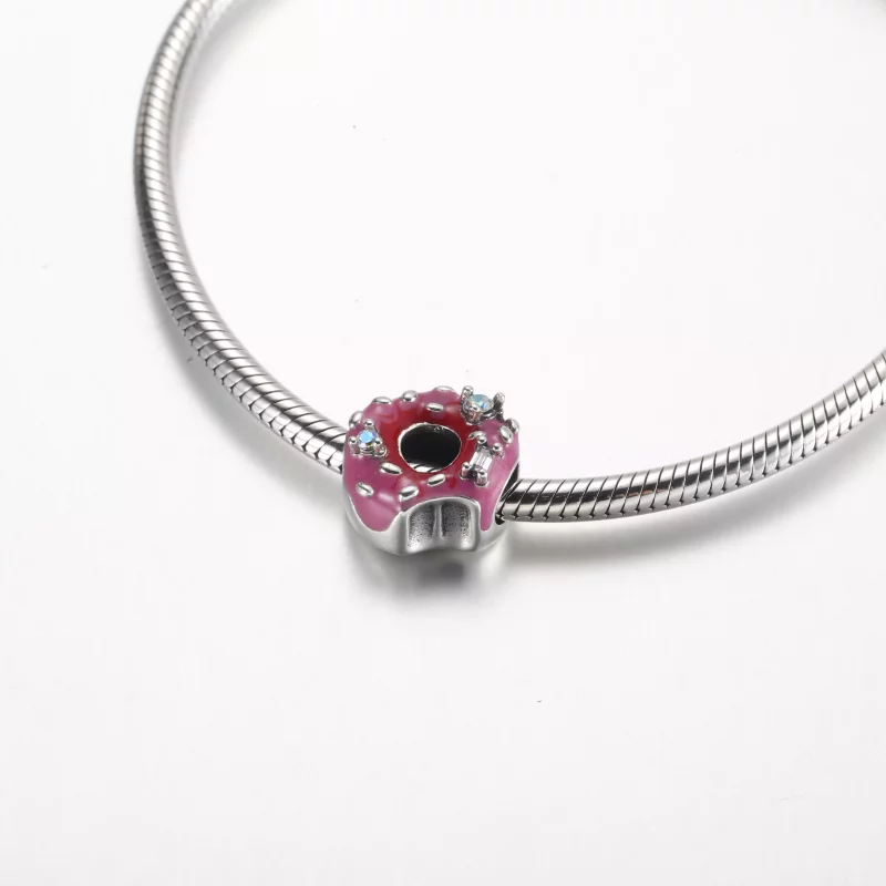 (afbeelding voor) Pandora Donut zilveren bedel - 792596C01 - Bekijken 5