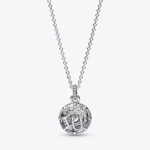 Pandora Ik hou van jou zilveren hanger ketting - 392599C01 (afbeelding voor) Pandora Ik hou van jou zilveren hanger ketting - 392599C01