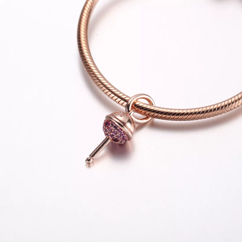 (afbeelding voor) Pandora Lollipop 14k rosé goud-vergulde hanger - 782598C01 - Bekijken 4