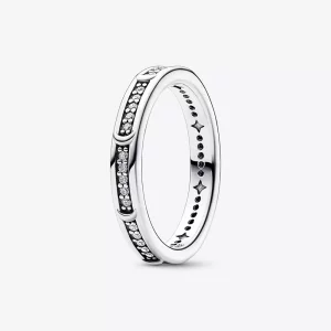 (afbeelding voor) Pandora Maan sterling zilveren ring met heldere cubic zirkonia - 192783C01