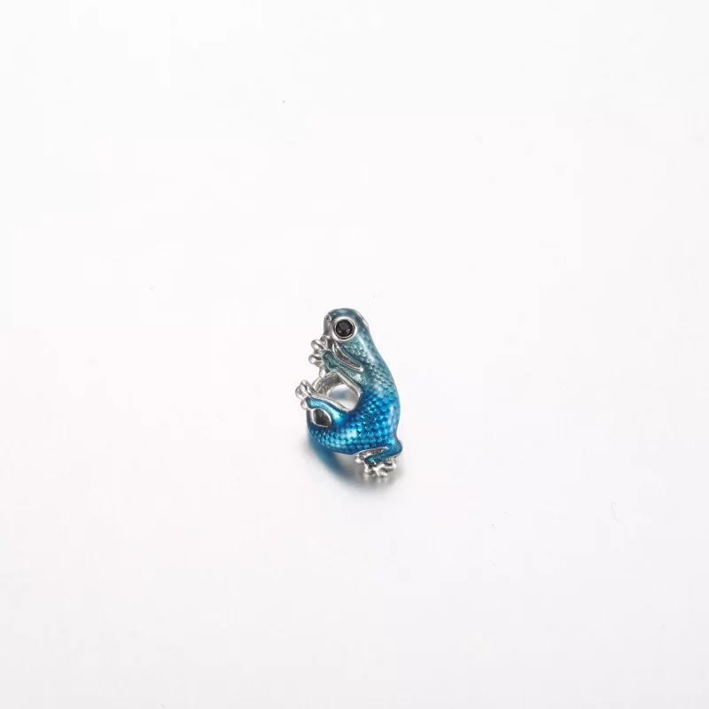 (afbeelding voor) Pandora Metallic Blue Gecko Bedel - 792701C01 - Bekijken 2