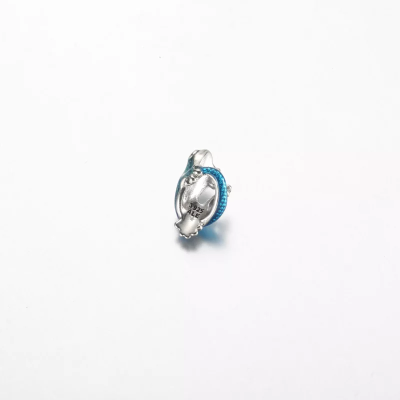 (afbeelding voor) Pandora Metallic Blue Gecko Bedel - 792701C01 - Bekijken 4