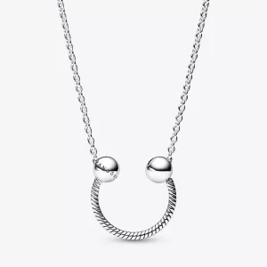 Pandora Moments U-vormige Bedelhanger Ketting - 392747C00-45 (afbeelding voor) Pandora Moments U-vormige Bedelhanger Ketting - 392747C00-45