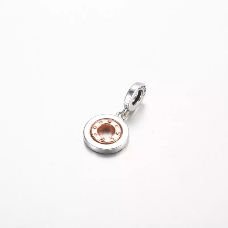 (afbeelding voor) Pandora MSG roterende hanger van sterling zilver en 14k roségoud verguld - 78264 - Bekijken 3