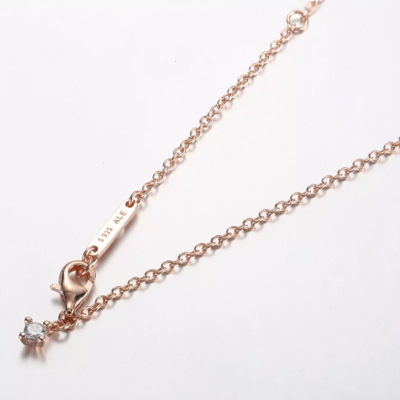 (afbeelding voor) Pandora Schitterende Ronde Halo Hanger Collier Ketting - 361174C02-45 - Bekijken 4