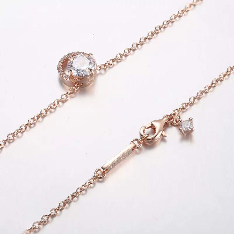 (afbeelding voor) Pandora Schitterende Ronde Halo Hanger Collier Ketting - 361174C02-45 - Bekijken 5
