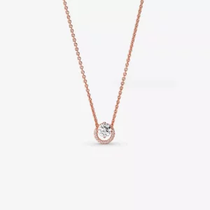 Pandora Schitterende Ronde Halo Hanger Collier Ketting - 361174C02-45 (afbeelding voor) Pandora Schitterende Ronde Halo Hanger Collier Ketting - 361174C02-45