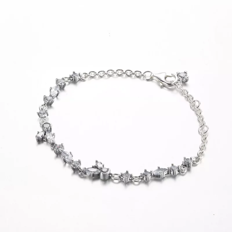 (afbeelding voor) Pandora Sprankelende Herbarium Cluster Ketting Armband - 592631C01 - Bekijken 2