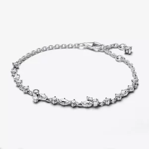 (afbeelding voor) Pandora Sprankelende Herbarium Cluster Ketting Armband - 592631C01