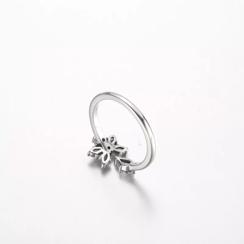 (afbeelding voor) Pandora Sprankelende Herbarium Cluster Open Ring - 192611C01 - Bekijken 5
