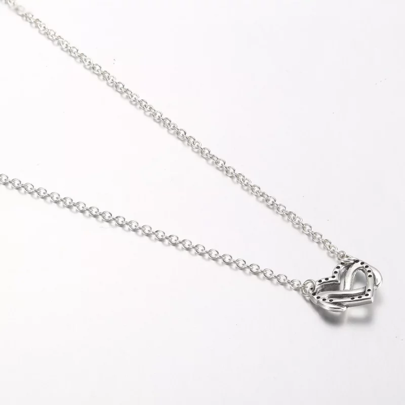 (afbeelding voor) Pandora Sprankelende Infinity Hart Collier Ketting - 392666C01-50 - Bekijken 3