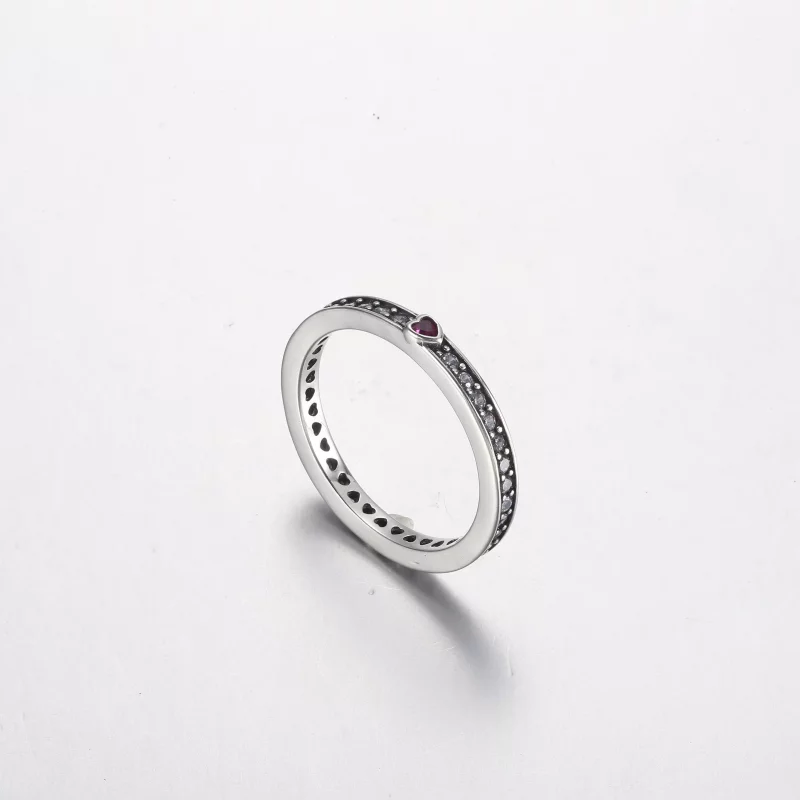 (afbeelding voor) Pandora Sprankelende Liefdesbericht Ring - 192601C01 - Bekijken 4