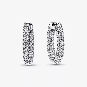 (afbeelding voor) Pandora Timeless Pavé Enkele-rij Oorringen - 292624C01