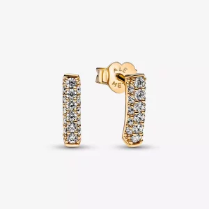 (afbeelding voor) Pandora Timeless Pavé Enkelrijige Balk Oorstekers - 262626C01