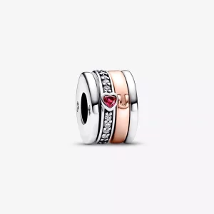 (afbeelding voor) Pandora Twee-Tinten Liefdesboodschap Bedel - 782639C01