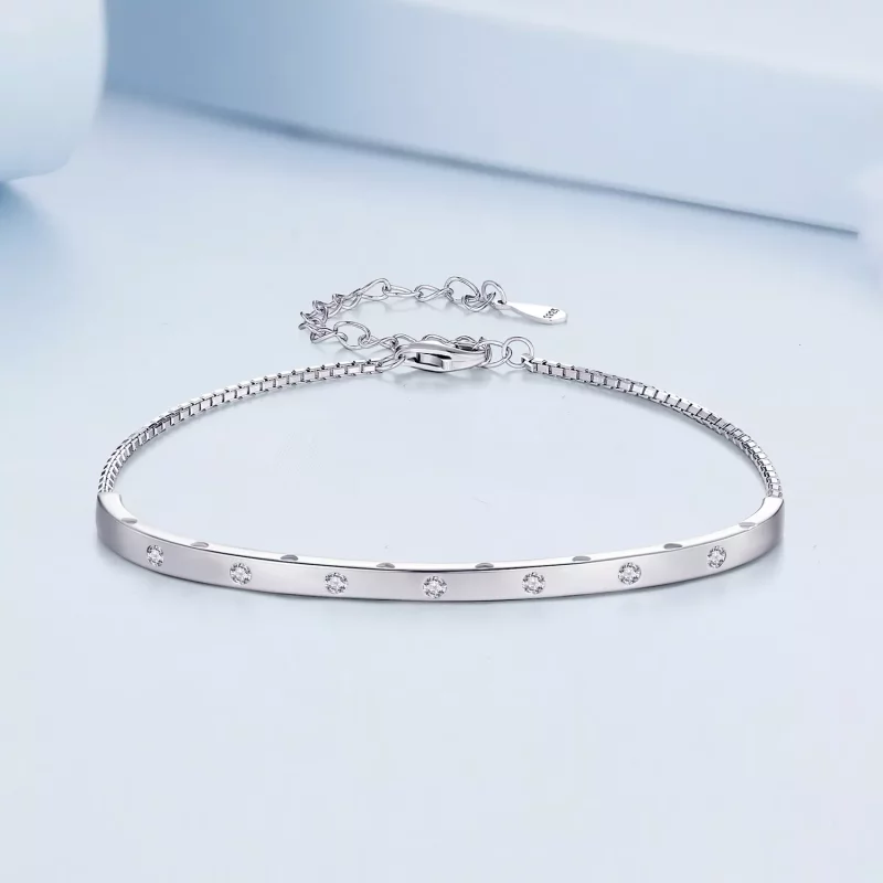 (afbeelding voor) Pandora Stijl Armband Bangle - BSB145 - Bekijken 3