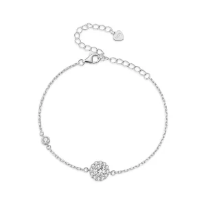 Pandora Stijl Armband met Eén Karaat Simpel Ontwerp (Eén Certificaat) - MSB007 (afbeelding voor) Pandora Stijl Armband met Eén Karaat Simpel Ontwerp (Eén Certificaat) - MSB007