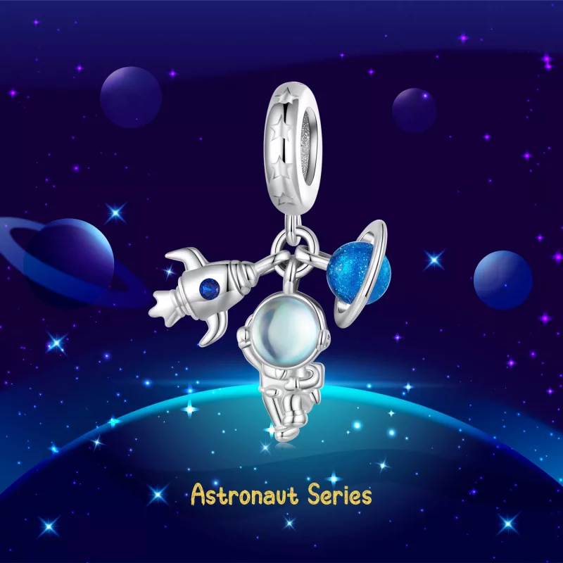 (afbeelding voor) Pandora Stijl Astronaut Bedel - BSC791 - Bekijken 6
