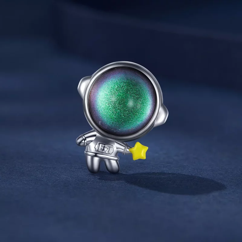 (afbeelding voor) Pandora Stijl Astronaut Ster Bedel - BSC793 - Bekijken 2