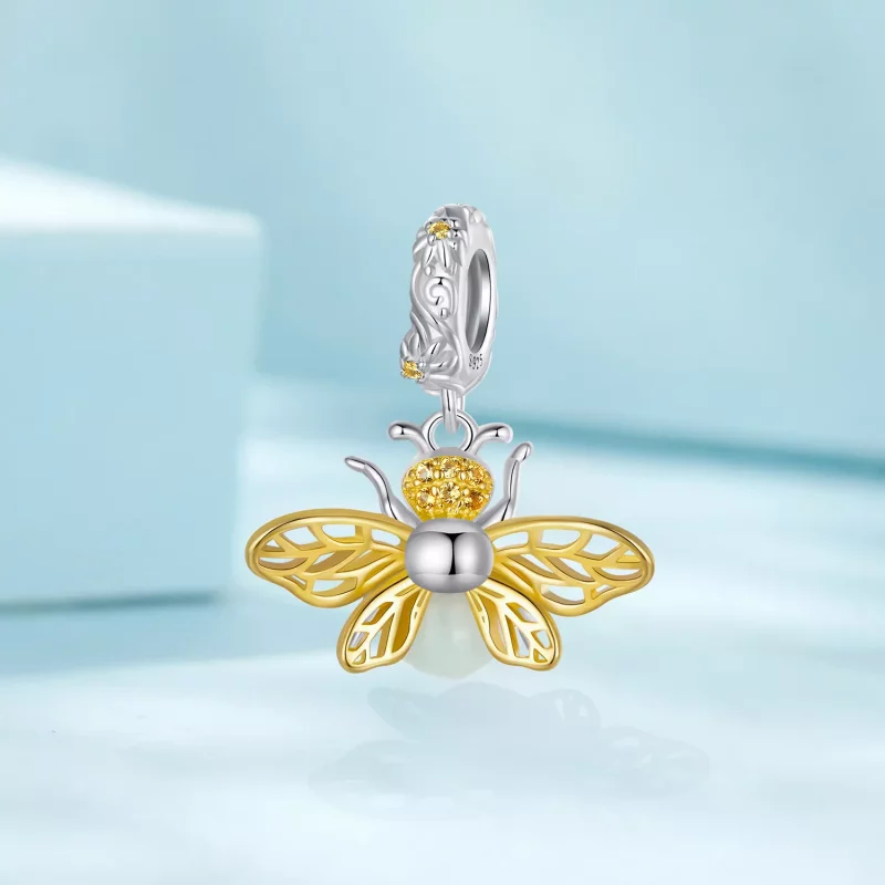 (afbeelding voor) Pandora Stijl Bee Glow-In-The-Dark Hanger - SCC2616 - Bekijken 2