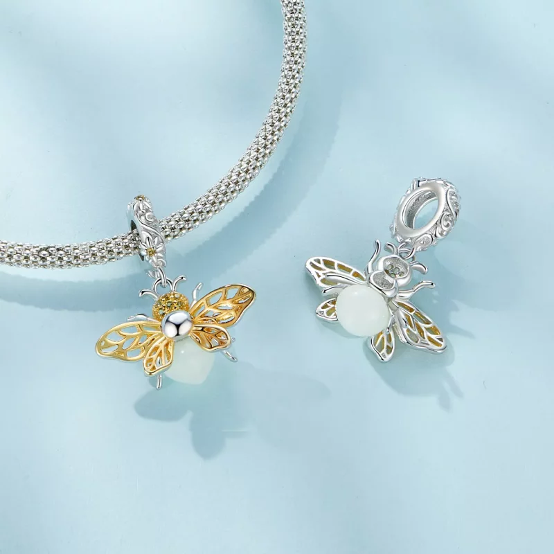 (afbeelding voor) Pandora Stijl Bee Glow-In-The-Dark Hanger - SCC2616 - Bekijken 4