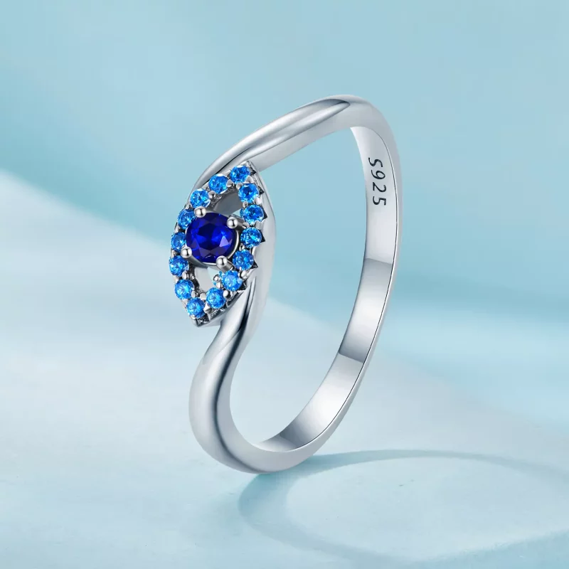 (afbeelding voor) Pandora stijl Beschermende Demon Oog Ring - SCR947 - Bekijken 2