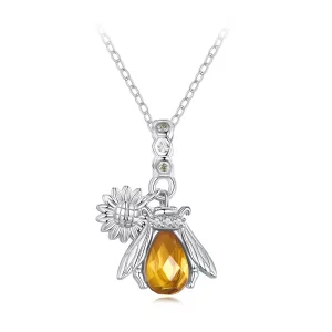 Pandora Stijl Bijen Madeliefjes Ketting - BSN356 (afbeelding voor) Pandora Stijl Bijen Madeliefjes Ketting - BSN356