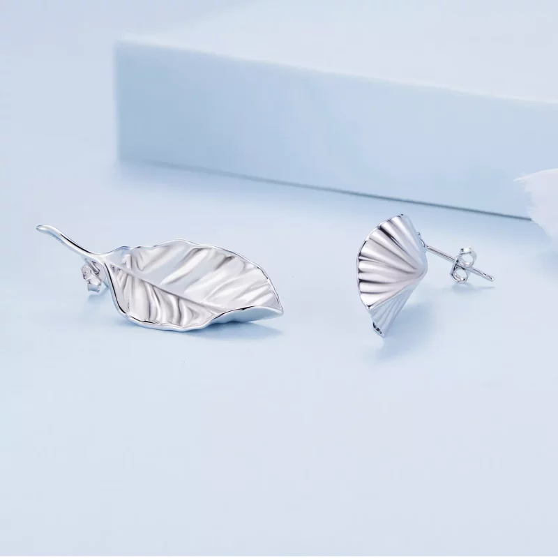 (afbeelding voor) Pandora Stijl Bladeren Studs Oorbellen - BSE812 - Bekijken 3