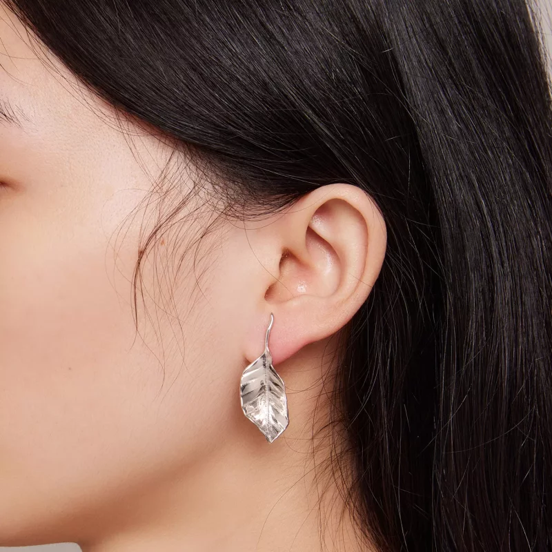 (afbeelding voor) Pandora Stijl Bladeren Studs Oorbellen - BSE812 - Bekijken 7